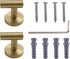 Brushed Gold Bathroom Towel Coat Hook, 2 Pack Heavy Duty Wall Hook for Bathroom Kitchen Closet