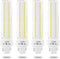 Gx24q/G24q 4-Pin Base Light Bulbs, 12W Gx24 LED PL Recessed Lights, Daylight 6000K, 26W CFL Replacement, 4-Pack