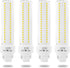 Gx24q/G24q 4-Pin Base Light Bulbs, 12W Gx24 LED PL Recessed Lights, Daylight 6000K, 26W CFL Replacement, 4-Pack