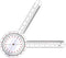 Goniometer 12 Inch, Transparent Orthopedic Angle Ruler for Physical Therapy and Body Measuring