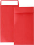 Red 100 Pack Cash Envelopes 3.5 x 6.5 inch, Coin Self Seal Envelopes for Savings Plan, Money Envelopes for Cash