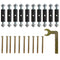 RUIAN 118 Type Switch Socket Cassette Repair, 10Pcs Electrical Box Screws Support Rod with Wrench