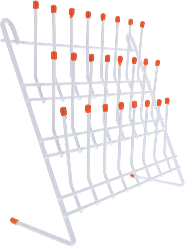 Baluue Laboratory Drying Rack - Test Tube Rack for Glassware Cleaning, Desk Top Lab Supply