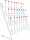 Baluue Laboratory Drying Rack - Test Tube Rack for Glassware Cleaning, Desk Top Lab Supply