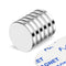 MIKEDE 6 Pack Neodymium Magnets, Strong with Double-Sided Adhesive, Heavy Duty Round Magnets for Fridge, DIY