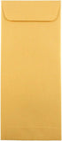 JAM PAPER #10 Policy Metallic Business Envelopes - Gold Stardream - 4 1/8 x 9 1/2 - 25/Pack