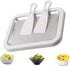 Faygeal Home Rolled Ice Cream Maker Set Freeze Plate with 2 Scrapers Homemade