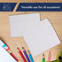 MOS A9 Invitation Envelopes, 5-3/4" x 8-3/4" White Self Seal (100 Count) – 120GSM/32LB Heavy Duty