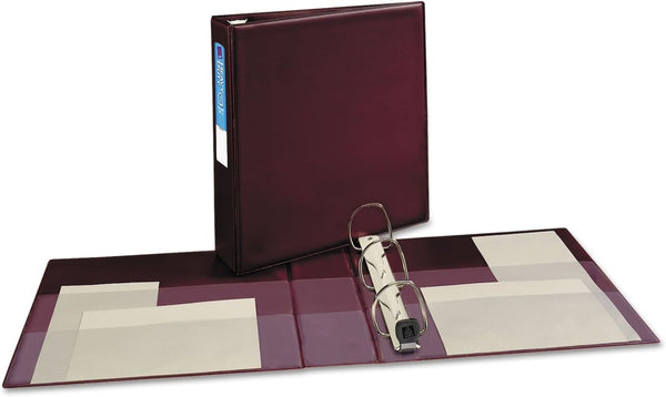 Avery Heavy-Duty Binder with 2-Inch One Touch EZD Ring, Maroon (79362)