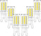 G9 LED Bulb 5000K Daylight White, Not Dimmable 4W (40Watt Replacment),1.77 Inch