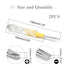Fielect 2Pcs Voltage Tester Screwdriver, Contact Voltage Tester Pen Light Circuit Tester Voltage Detecter Pen Electric Test Pen Screwdriver 3.5mm Dual Head Slot AC 100-500V
