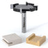 CNC Spoilboard Surfacing Router Bit 1/4 Inch Shank, 1-1/2" Cutting Diameter 4-Wings,