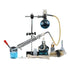 Glass Distillation Apparatus, Vacuum Distillation Equipment, Chemistry Lab Glassware Kit for Essential Oils