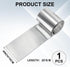 1 Roll Aluminum Flashing Roll Roof Flashing for Sealing Windows Doors Siding Roofing Stains Moss and Mildew Prevention (4" x 20')