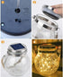 YZYOE LED Solar Wishing Bottle Lights,Outdoor Courtyard Decoration Glass Bottle Warm Light Pendant lamp Wireless Dusk