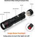 10 Pack Small Mini LED Flashlights, Single Mode Zoomable Flashlight AA Battery Powerful Flashlights with Pocket Clip