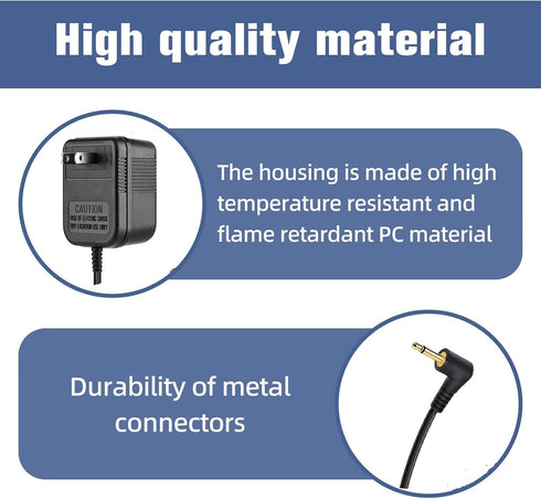 Ousaly 6V MH18B F274800 F276127 F274830 F274865,6V 6.5 Power Adapter Compatible with Mr. Heater Big Buddy Heater DC