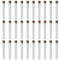 Seimneire 30 Pack Clear Test Tubes, Clear Vials with Sealing Caps and Corks,
