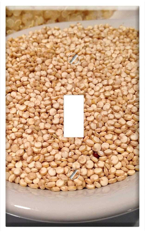 Yuatuwaw Switch Plate Single Toggle - Quinoa Grain Seed Food Healthy Vegetarian