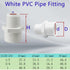 10Pcs PVC Male Adapter Pipe Fitting, 1 inch NPT Male Thread Connector for Plumbing Water Line