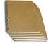 Spiral Notebook/Spiral Journal, Hardcover, 140 Pages (70 Sheets) with Wide Ruled, A5, 8.4" x 5.9", 5-pack