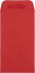 JAM PAPER #5.5 Coin Business Envelopes with Peel and Seal Closure, 3 1/8 x 5 1/2, Red, 25/Pack