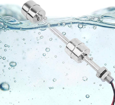 Stainless Steel Switch Tank Water Level Sensor, Double Ball Water Level Controller for Tank Pool (150mm)