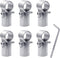 6 Sets of Panel T Clamps - Fine Pipe Connector Clamps for "T" Clamps into Pipe Fence Reinforcement