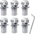 6 Sets of Panel T Clamps - Fine Pipe Connector Clamps for "T" Clamps into Pipe Fence Reinforcement