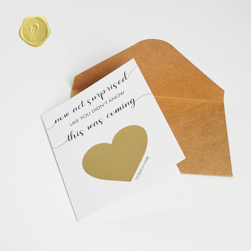 Will You Be My Godmother Scratch Off Card - Heartfelt Proposal Gift