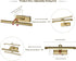 12in Arm,Dimmable Battery Operated Picture Light with Remote,Wireless Gallery Lights Brass Rechargeable Display Light