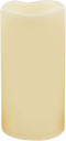 CANDLE CHOICE Waterproof Outdoor Battery Operated Flameless Pillar Candle with Timer Realistic