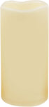 CANDLE CHOICE Waterproof Outdoor Battery Operated Flameless Pillar Candle with Timer Realistic