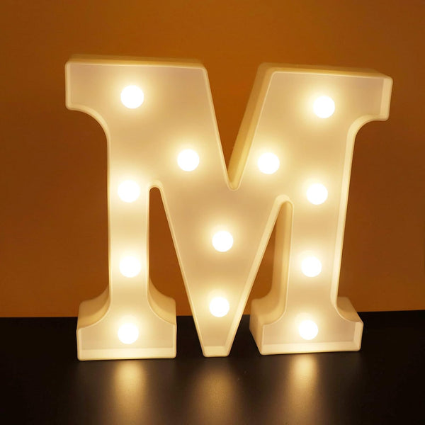 AUSAYE LED Letter Lights Alphabet Light Up Sign Night Light for Home