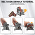 3-In-1 7 Mini Belt Sander - Electric Bench Grinder Sanding Machine, Adjustable Speed Table Polisher Buffer Handcraft