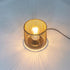 Osasy Small RattanShade Bamboo Lamp Shade,Unique Barrel/Cylinder Shape Hollow-Carved Boho Lampshades for Bedside Table