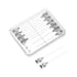 12pcs 30Gauge Stainless Steel Dispensing Needles, 1 1/2" Blunt Tips Luer Lock for Thick Liquids, Lab Use