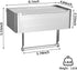 SUS304 JUYSON Toilet Paper Holder with Shelf Brushed Nickel, Flushable Wipes Dispenser Fits for Bathroom Wipe Storage