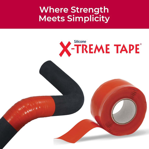 X-Treme Tape MOCAP Heavy Duty Electrical Tape, 1" x 10ft Roll, Waterproof & Insulating, Orange