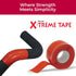 X-Treme Tape MOCAP Heavy Duty Electrical Tape, 1" x 10ft Roll, Waterproof & Insulating, Orange