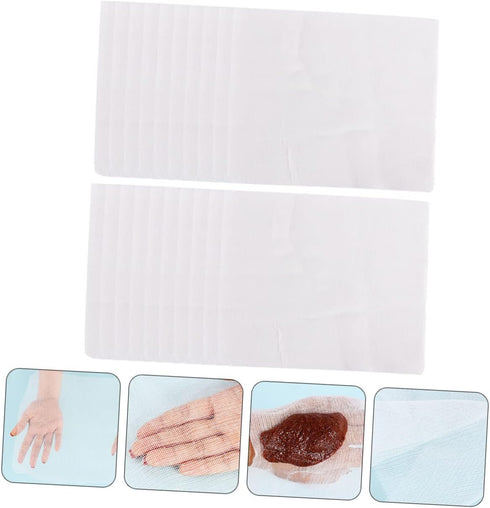 100pcs minkissy Facial Paper Disposable Gauze Pads Spa Beauty Supplies of Thin Pads