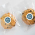 500 1" Blue Dairy Free Stickers / Small White Gloss Circle Labels/Chic Teal Lactose Free Food Safety Seals with Modern