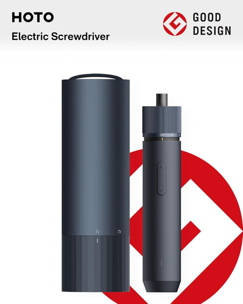 3.6V Set 1/4'' 3 Settings, 1500mAh 12 S2 HOTO Electric Screwdriver Rechargeable, Cordless Screwdriver USB-C, Hex Bits