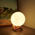 16 3D 4.8 INCH) LOGROTATE Moon Lamp, Colors LED Night Light for Kids Printing Moon Light with Stand& Remote/Touch