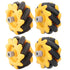 Directional Wheels,Mecanum Wheel Smart, Parts Accessories OmniDirectional Directional mecanum Wheels Robot Car