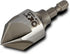 ORXPLUS Tools 5 Flute Metal Deburring Chamfer Drill Bit for Cleaning Pipe/Tube Burr, 87 Degree Quick Release Shank