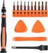 NEBURORA 10 in 1 Torx Screwdriver Set with T2-T15 Interchangeable Magnetic Torx Bits & Opening Tool for Electronics