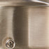 SF76/705 Nuvo Porch Wall Fixture with Globe, Brushed Nickel, Polished Brass