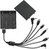 LUORNG Universal Safe Emergency External Power Box 6 Connector Universal Port 4 AA