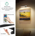 EUIOKUN 6Pack 3 Timer&Dimmable Wireless Picture Light for Wall Battery Operated Wall Sconces with Remote Lighting LED